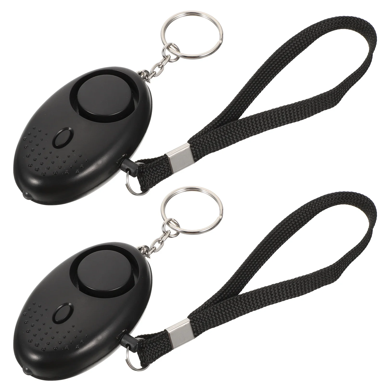 2 قطعة 130Db إنذار شخصي جهاز الأمن في حالات الطوارئ مصباح ليد المفاتيح للنساء المسنين العامل الليلي