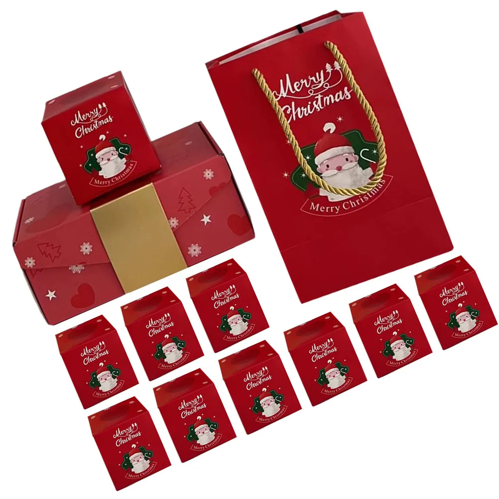 

1Set Xmas Bouncing Boxes Goodie Boxes with Bright Colors Perfect for Christmas Party Favors Christmas Gift Box