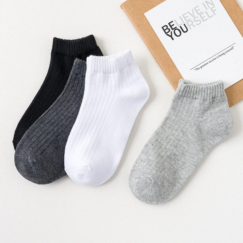 KID boat Socks Pure Cotton socks Summer Boys Socks Shallow Mouth Student Socks Children Socks Spring Autumn