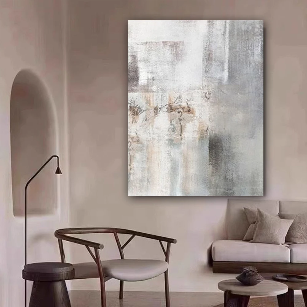 

Pure Handpainted Oil Paintings On Canvas Wall Art New Mural Artworkyellow Purple Wall Painting For Living Room Home Decoration