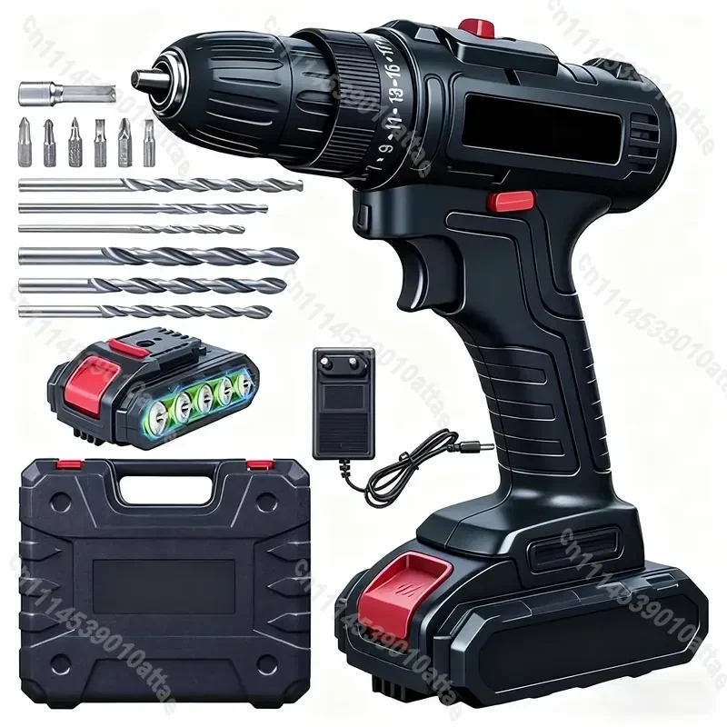 Bormașină Compactă cu 2 Acumulatori 24 V, în Trusă