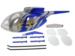 250 Size Fuselage for Huges MD500E Ah-6 Helicopter for Align trex 250 and fw200 scale helicopter in random color