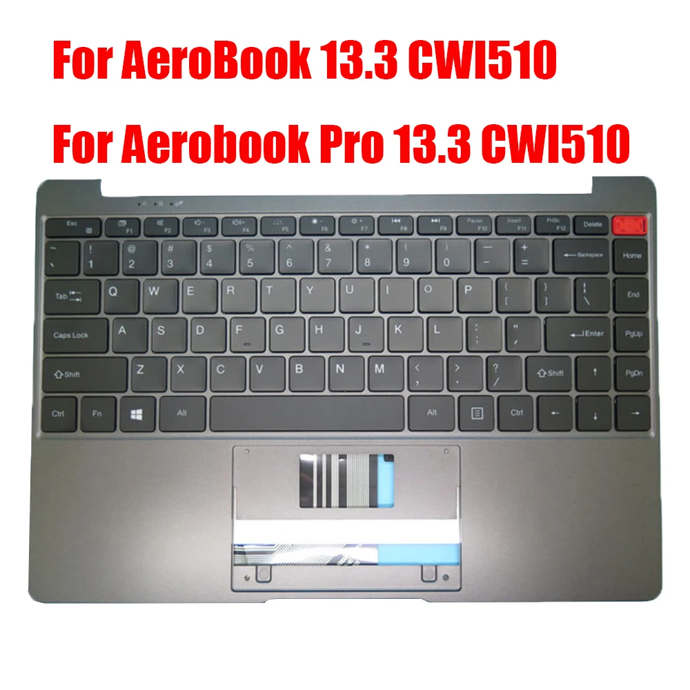 US Keyboard Laptop Palmrest For Chuwi For AeroBook 13.3 CWI510 CWI509 For Aerobook Pro 13.3 CWI510 MB30010003 HK300-10 XK-HS001