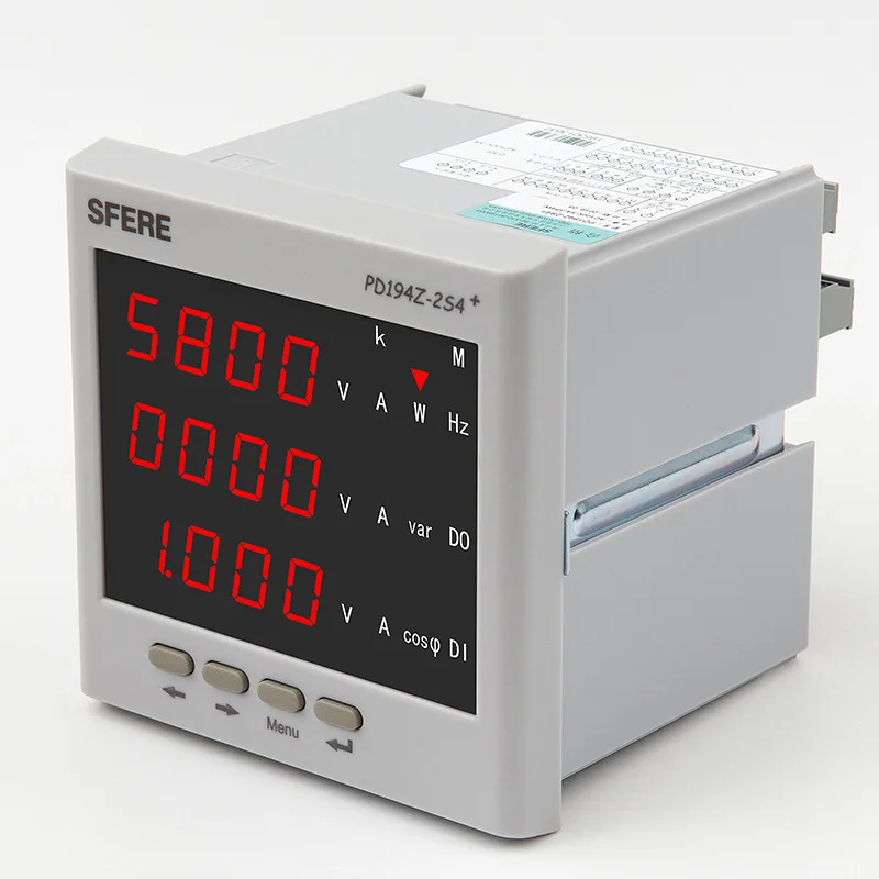 PD194Z-2S4+three-phase Three Wire, Three-phase Four Wire Multifunctional Digital Display Power Instrument