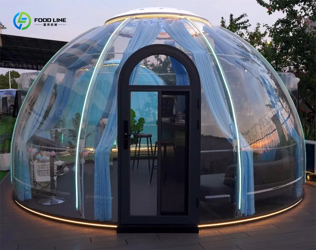 Garden Sunroom Bubble House PC Family Tent Foldable Transparent Igloo Dome Star Capsule Custom