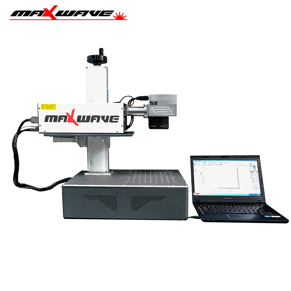 Maxwave Crystal 3D Engraving Machine, UV Laser Marking Machine Engraver for Plastic, Metal, Glass, Wood, Leather, Paper