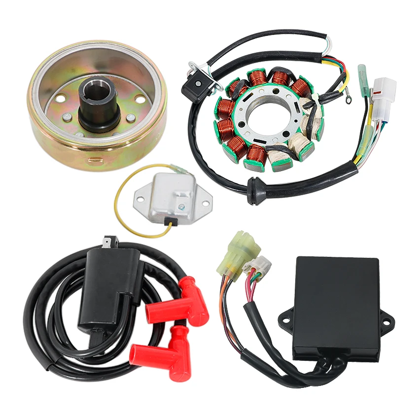 Motorcycle Regulator Rectifier+Ignition Stator Coil+CDI Unit Ass'y INT For Yamaha YFZ350 Banshee 350/Banshee Special Edition