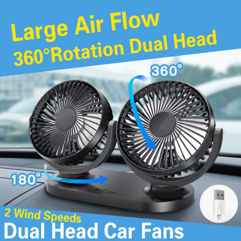 No Tax Dual Head Car cool Fans