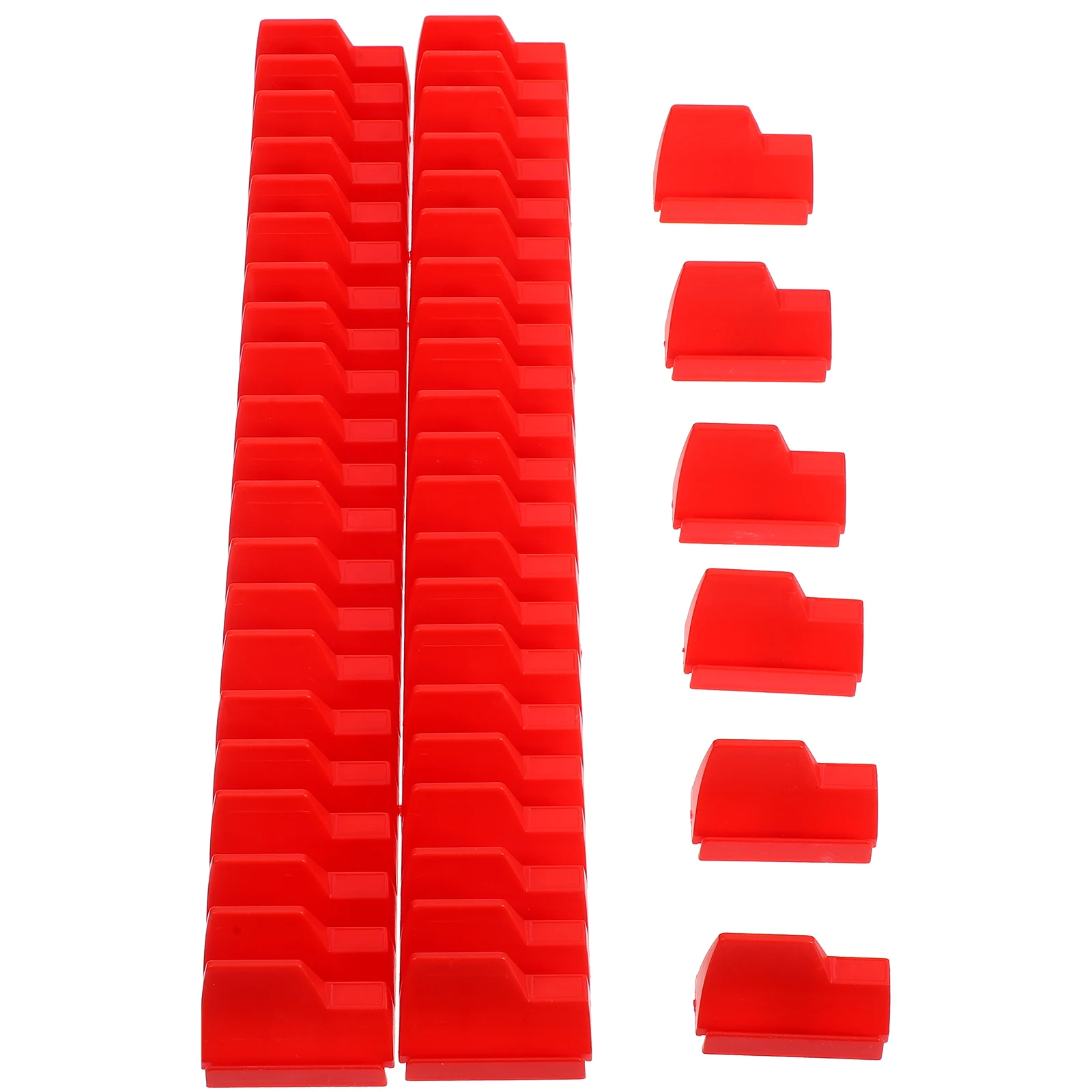 

2 set 2 Sets Wrench Storage Rack Tools Holder Durable Plastic Wall Mount Modular Reversible Organizers Angle Grinder Storage Car