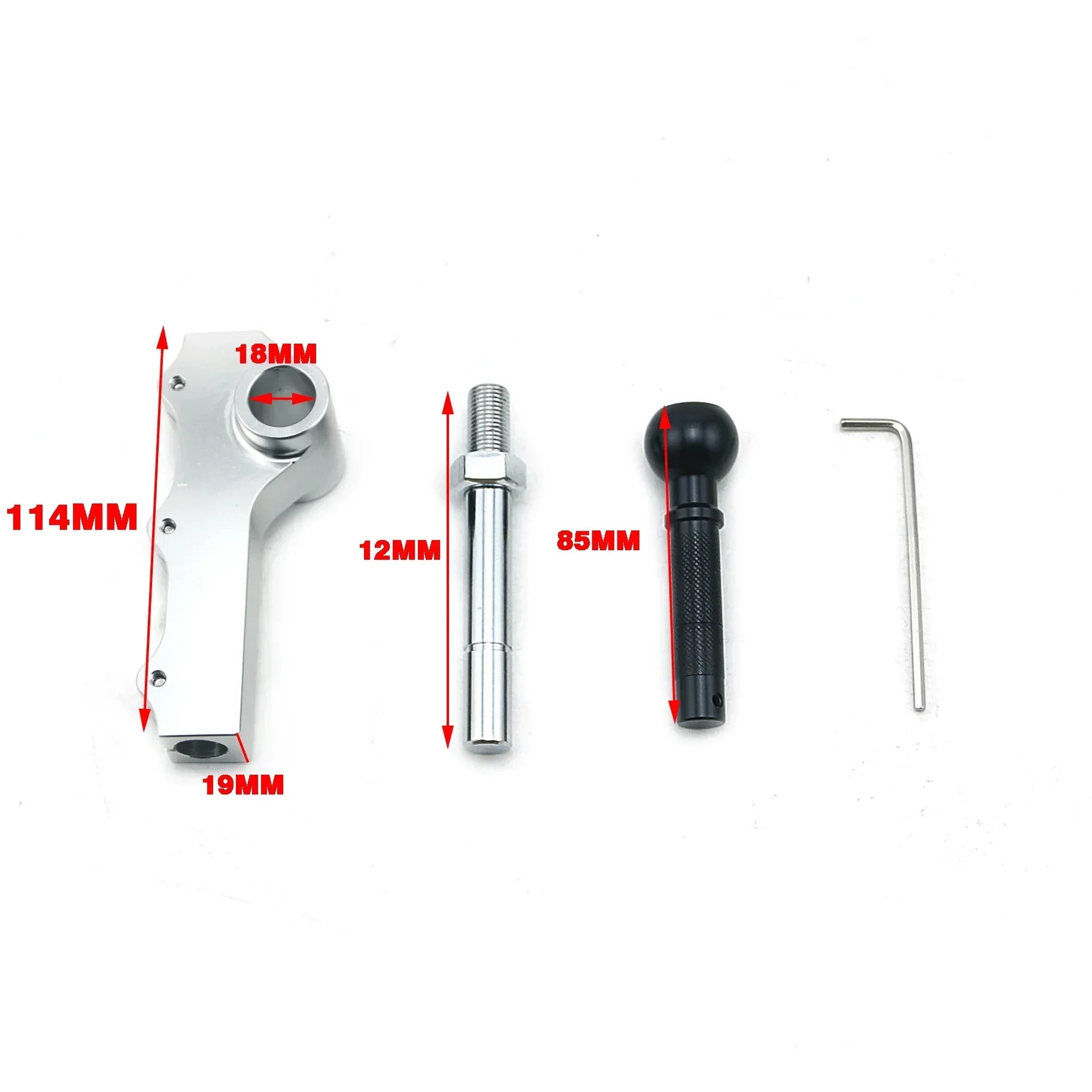 Double Adjustable Shifter Short Height Throw Gear Shift Lever For WRX STI 2008-2014 Vehicle Accessories