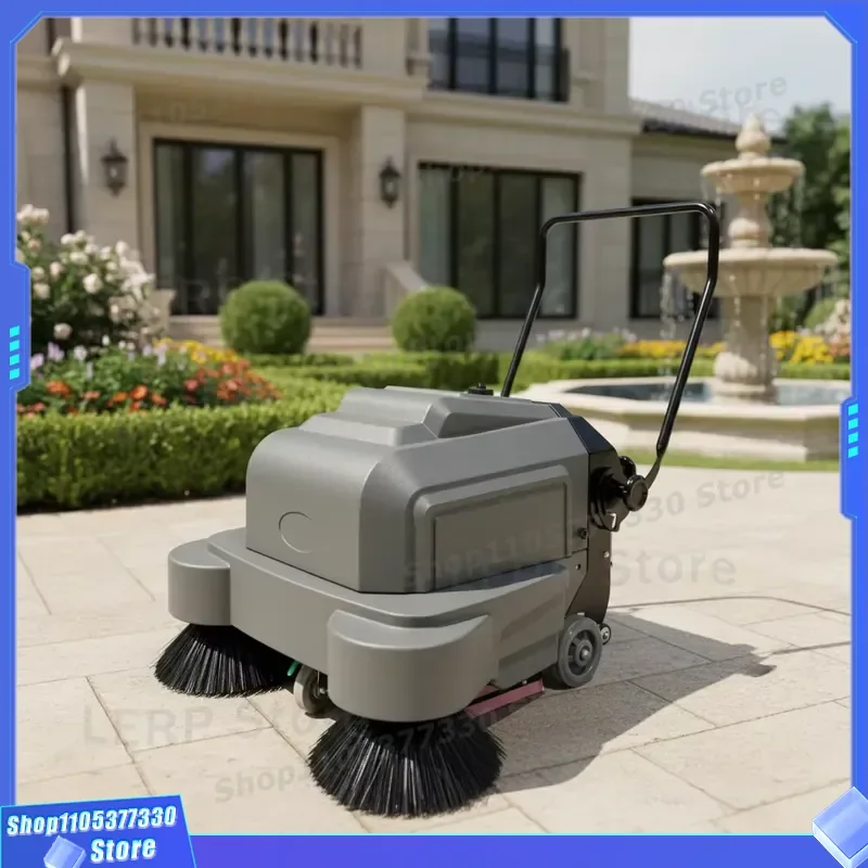 Manual Hand Push Sweeper for Garden Path Cleaning Efficient Road Floor Dust Collector Tool Household Outdoor Yard Maintenance