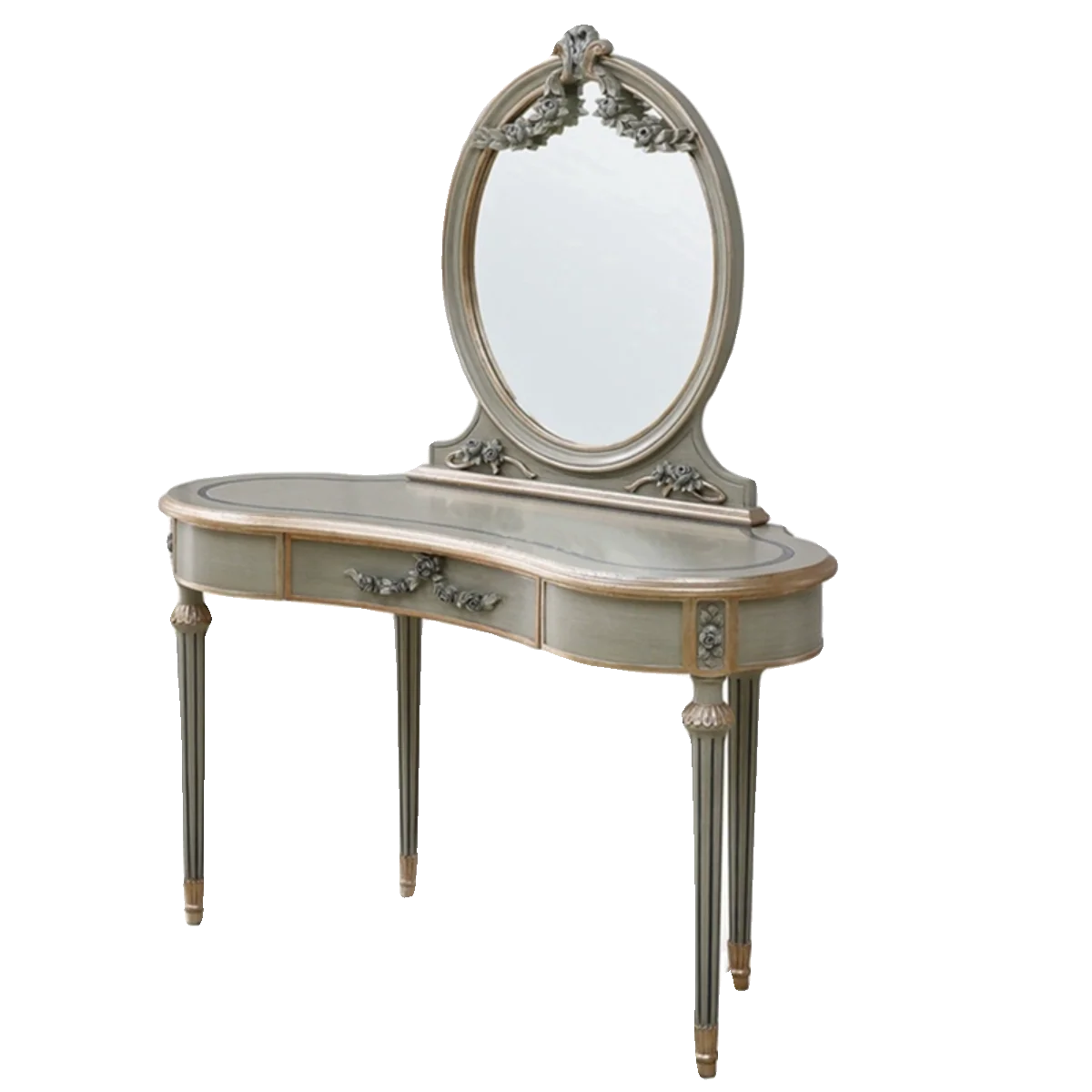 

Solid wood dressing table small apartment simple dressing table bedroom dressing table mirror stool combination