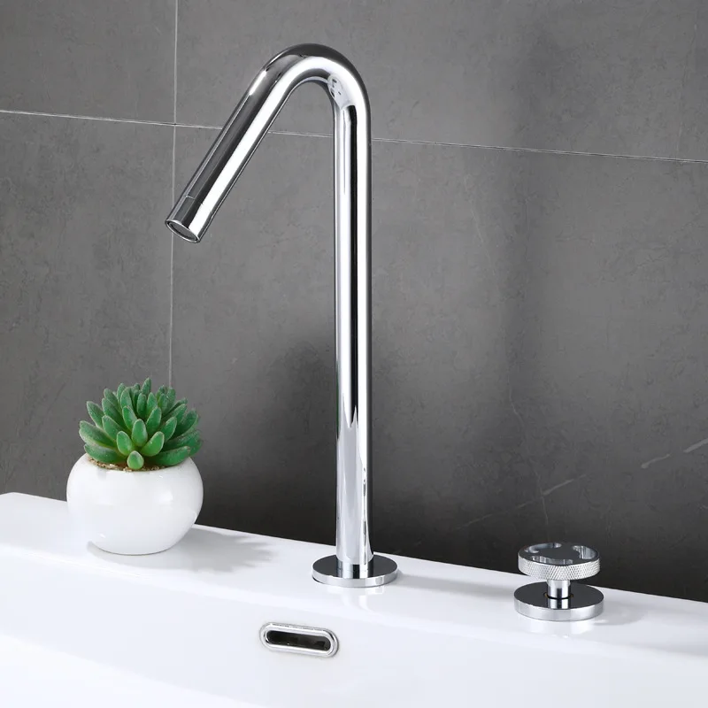 

Широко распространенный смеситель для ванной комнаты, горячий и холодный хромированный смеситель для раковины в ванной комнате, смеситель для туалета, смеситель для раковины в ванной комнате, латунь