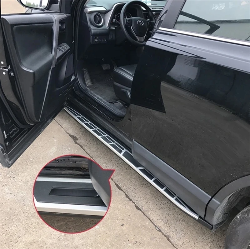 For TOYOTA RAV4 RAV 4 2013 2014 2015 2016 2017 2018 Running Board Side Step Bar Pedals High Quality Nerf Bars Car Accessories