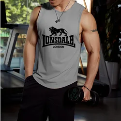 Lonsdale fan exclusivo moda fitness secado rápido chaleco deportivo elástico camiseta sin mangas