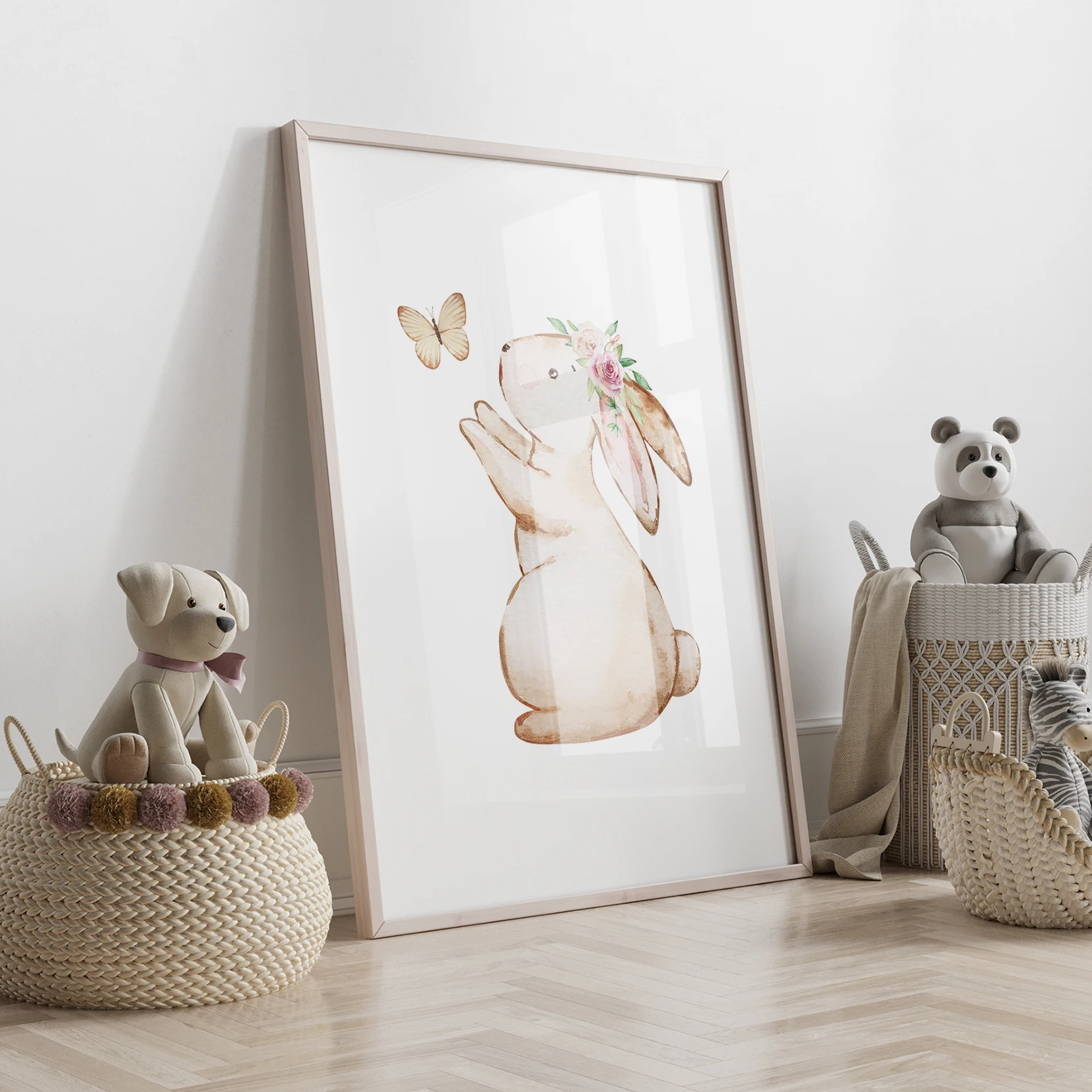 3pcs Personalized Name Butterf - Baby Nursery Prints 评论和价格
