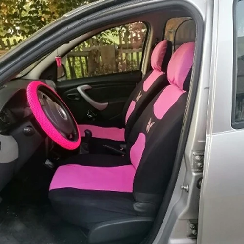 Imagen 2 del producto Fundas de asiento de coche de moda, funda Universal para asiento de coche, fundas de protección para asiento de coche, accesorios interiores de coche para mujer (9 colores)