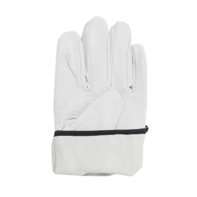 Gants de sécurité de travail en cuir de porc, doux, résistants aux déchirures, pour la maison, le jardin, la réparation des mains du conducteur, gants de Protection