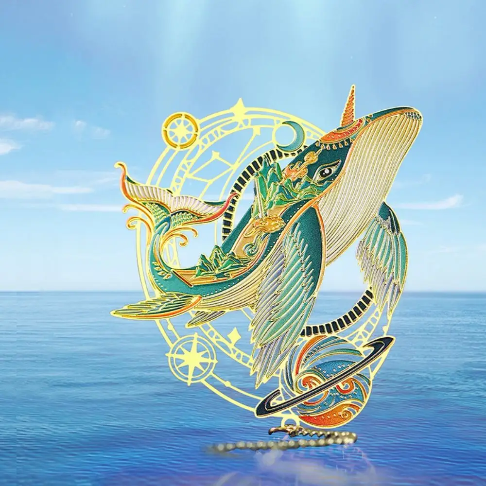 12 Month Hollow Metal Bookmarks Creative Tassel Pendant Chinese Beasts Bookmark Carving Retro with Chain Pendant Metal Bookmark