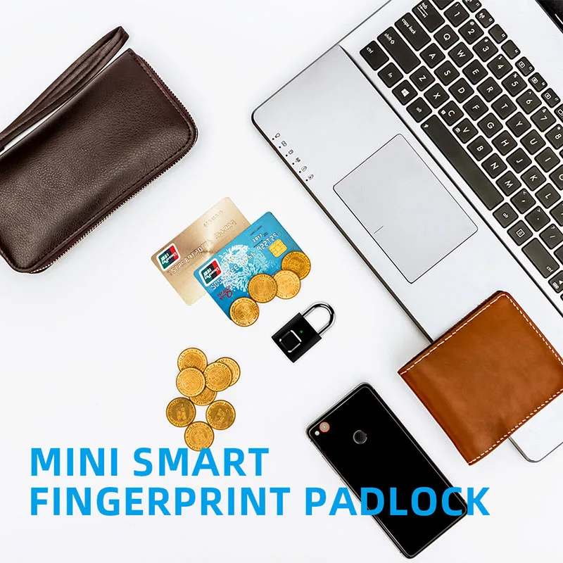 Z30 Dropshipping Smart Biometric Thumbprint Door USB Rechargeable Padlocks Portable Anti-Theft Fingerprint Lock for Bag Drawer