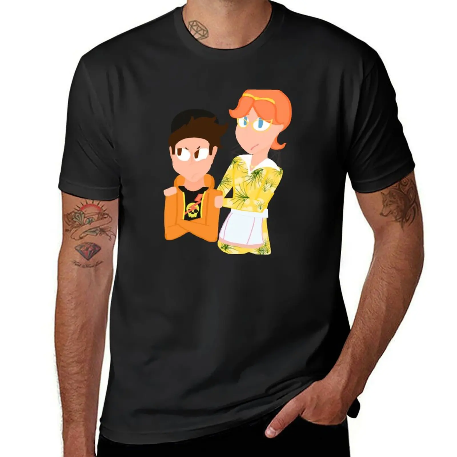 

Mike and Ethel Teavee T-Shirt customs kawaii clothes quick drying summer top mens graphic t-shirts pack