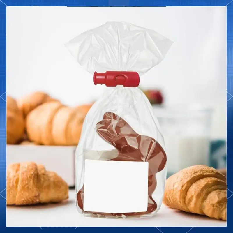 24PCS Bag Clips, Snack Bread Sealing Clip, Squeeze And Lock Bread Bag Clips For Food Storage, Plastic Bag Clip