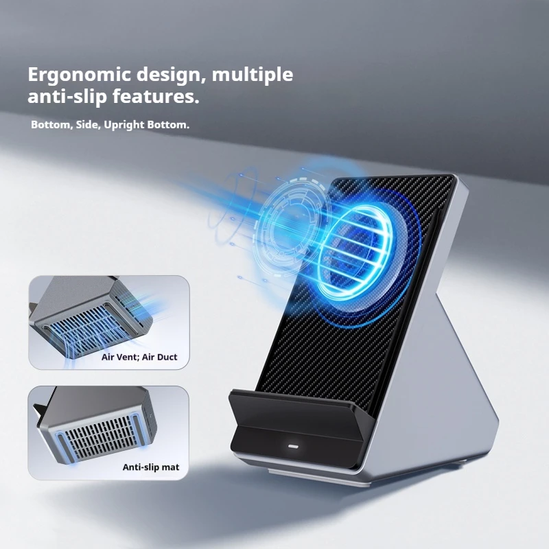 レッドマジック ダオフェン 80W 空冷式ワイヤレス充電器 レッド