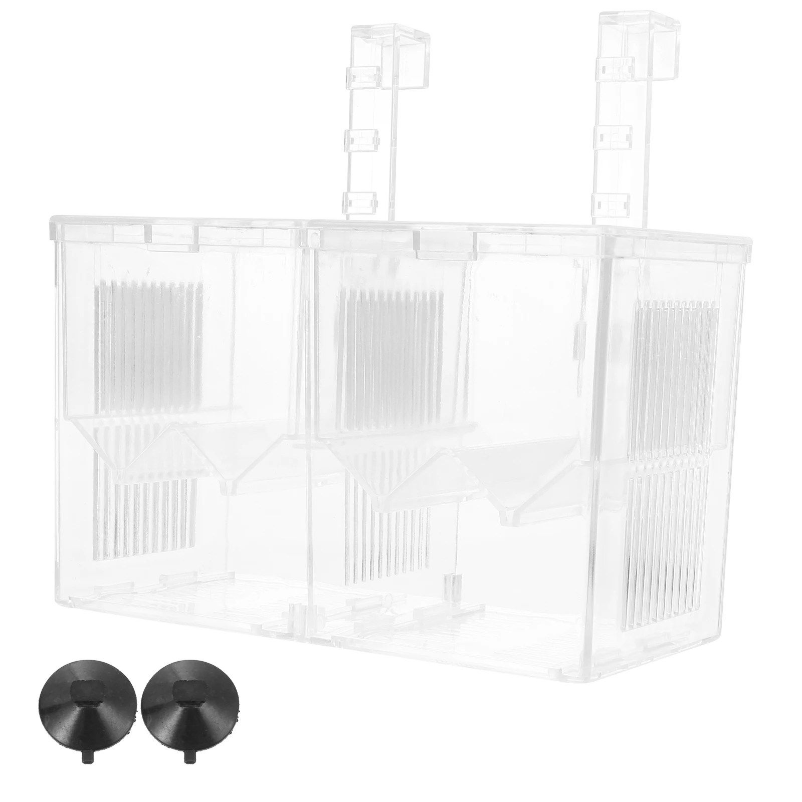 

Double-layer Isolation Box Aquarium Hatchery Incubator Hatching Fish Breeding Case Tank Small