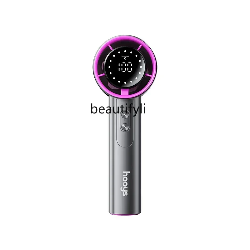 smt61 Handheld small fan 100-speed usb charging small outdoor large wind high-speed turbine electric fan