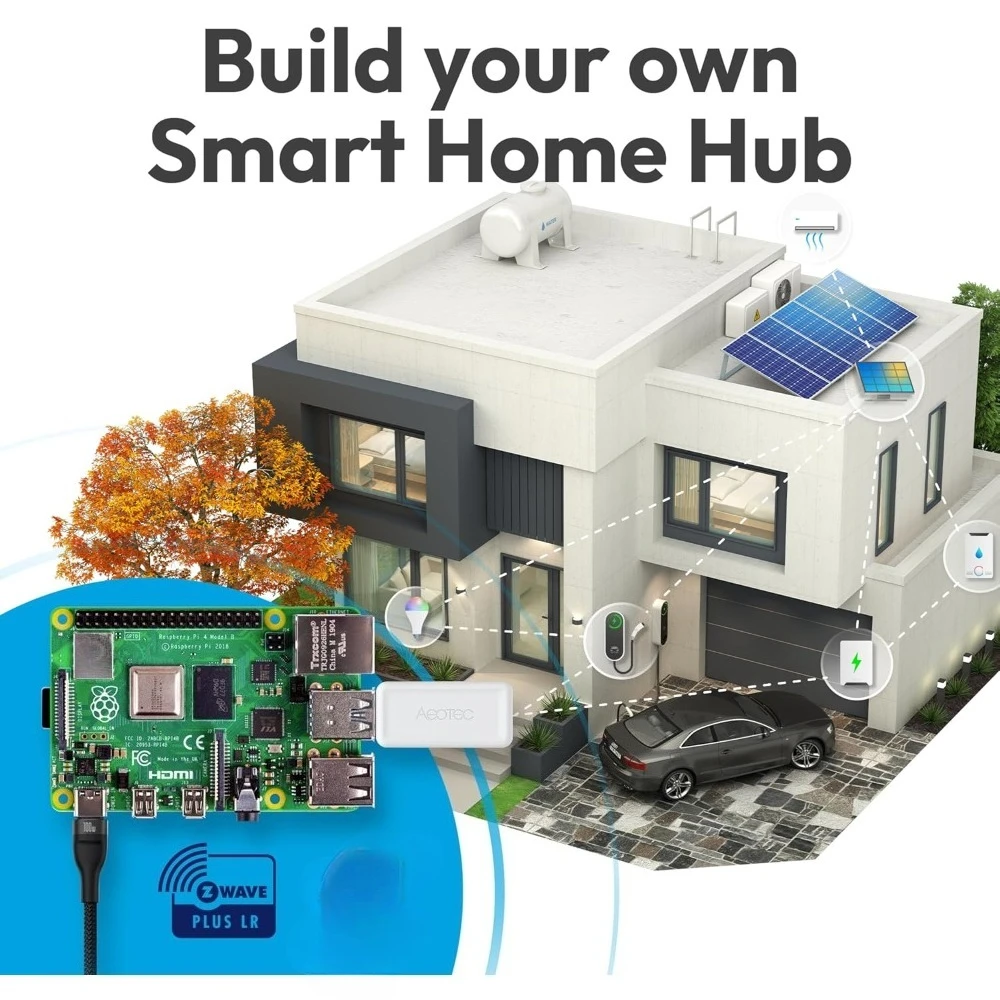 

USB-адаптер Zigbee 3.0 Z-Wave 800 для HomeAssistant и контроллера Zigbee2MQTT с дальностью действия до 1 мили для мебельных гарнитуров для ванных комнат
