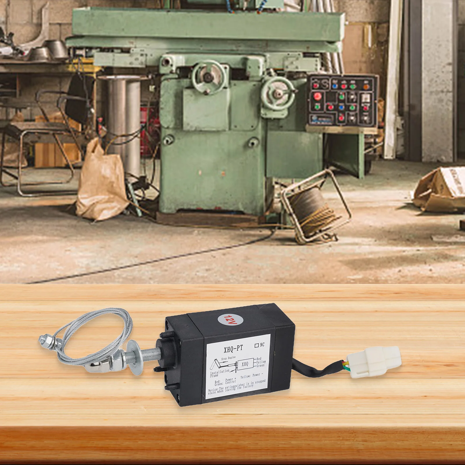 

Электромагнитный клапан остановки двигателя для дизельных генераторов, нормально открытый, вытяжного типа, плавная работа, запчасти для дизельных двигателей, соленоид остановки