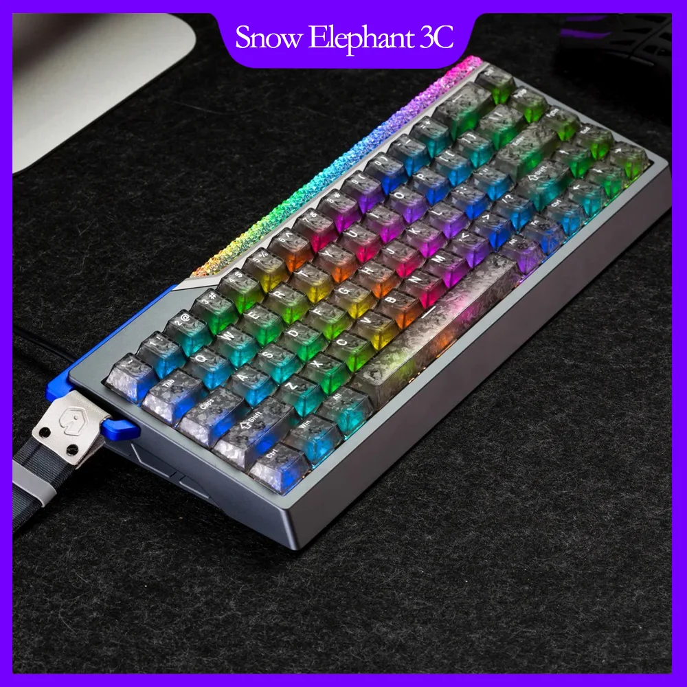 

Механическая клавиатура IROK RA68, 8000 Гц, полностью алюминиевая, с магнитными переключателями, для киберспорта, настраиваемая, для настольных ПК, с двойным MCU