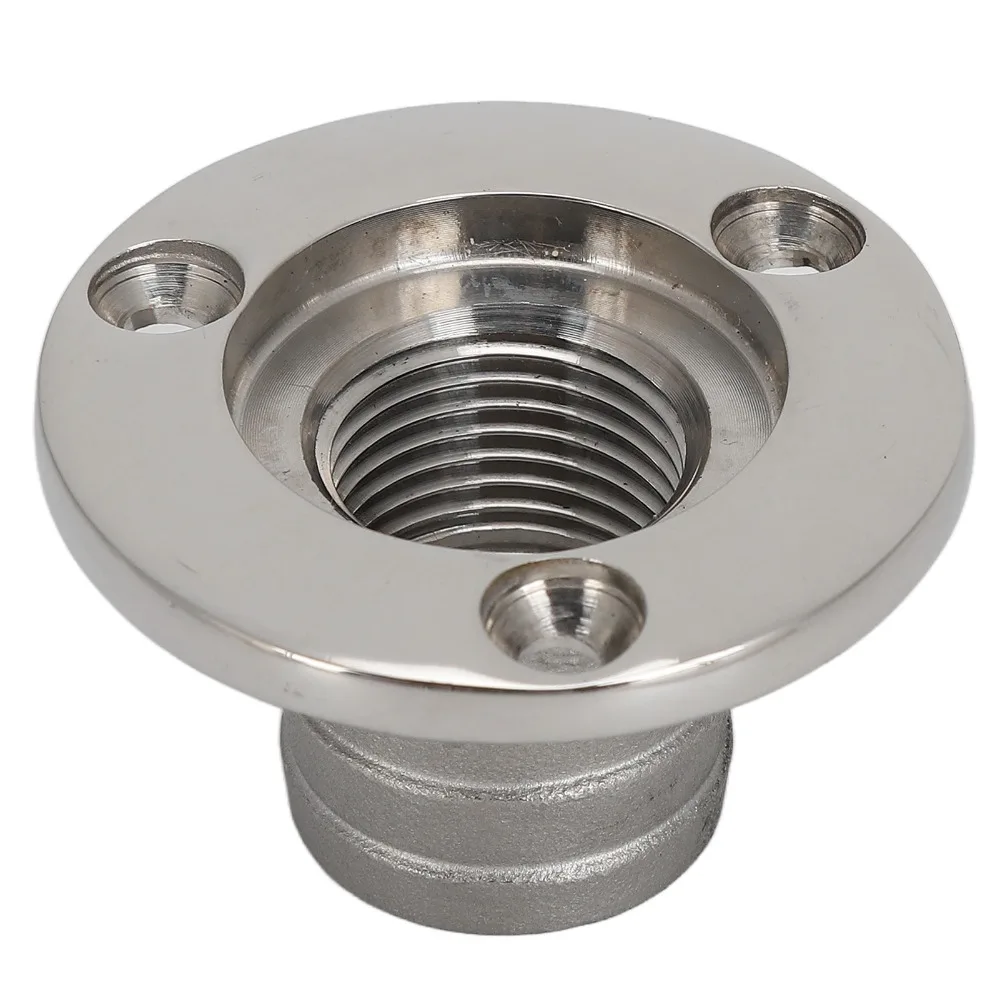 

Заглушка для слива воды из лодки 25 мм / 1 дюйм, из нержавеющей стали 316, круглая/овальная, с конической резьбой