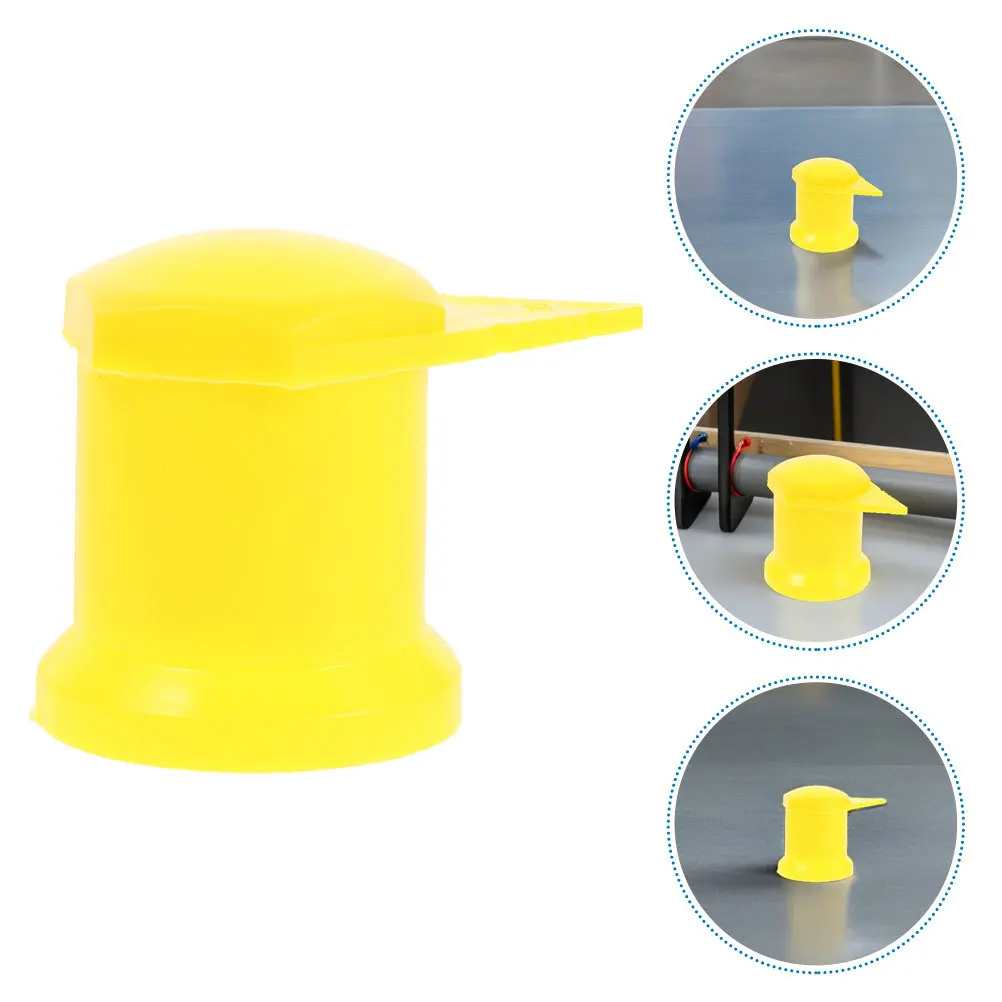 

Plastic Wheel Nut Caps 12pcs Yellow Tire Lug Covers for Car Truck Durable Hub Screw Cap Loose Indicator