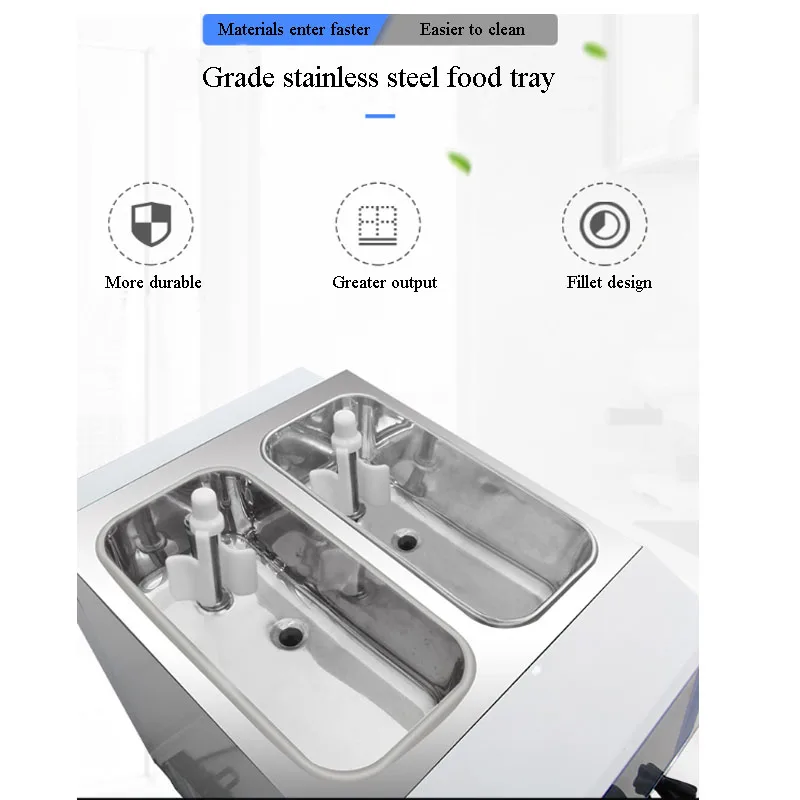 Máquina Eléctrica de escritorio para hacer helados, aparato eléctrico pequeño y comercial de tres sabores, 220V