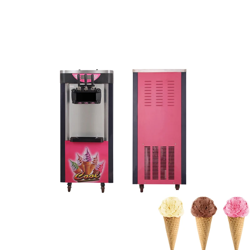 Ice Cream Machine, Commercial Frozen Yogurt Machine, Mobile And Easy To Operate Chocolate Sundae Machine