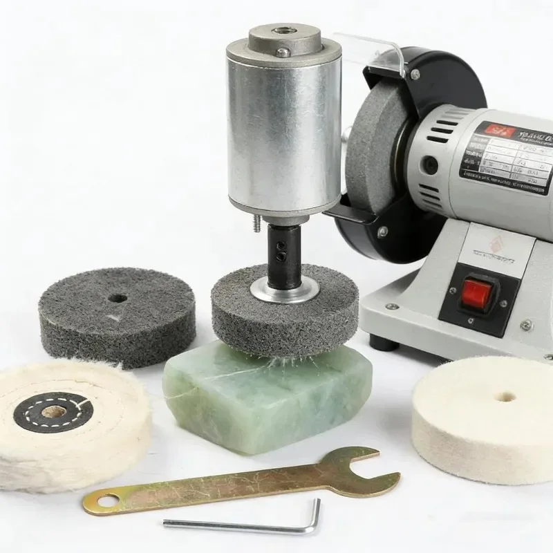 Carbon Steel Grinding Wheel Mandrel Bore Adapter Shaft with Fixing Nut for Polishing Wheels Sanding Discs Abrasive Grinding Tool