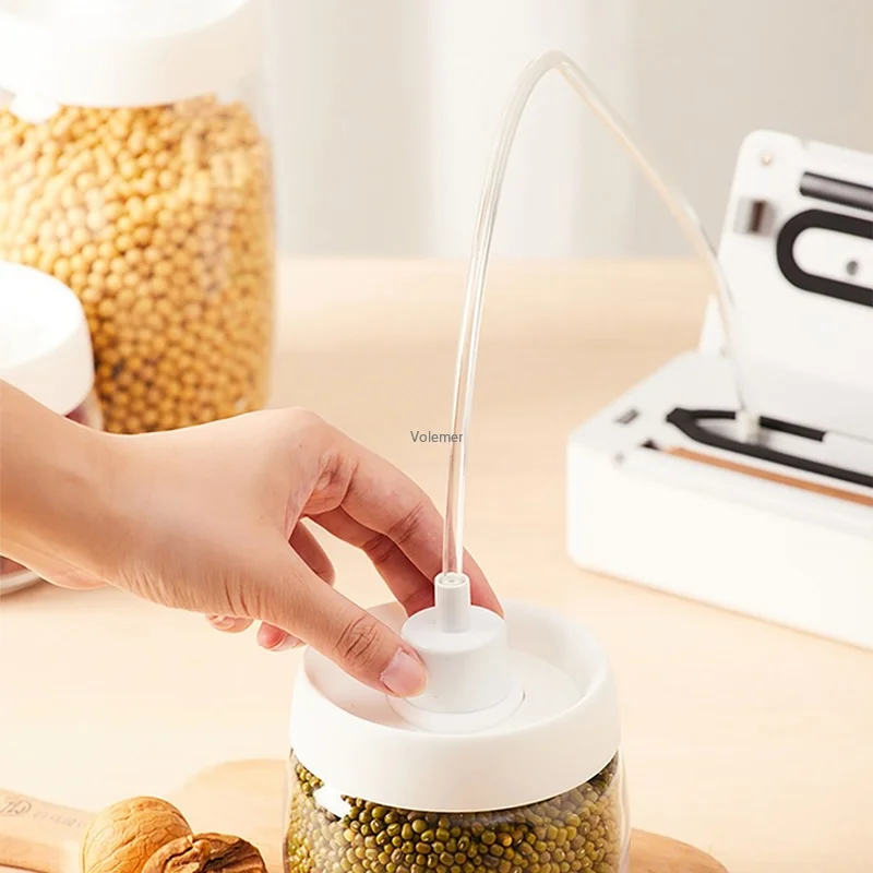 Xiaomi Youpin Xiaoda – Machine de scellage sous vide automatique 220V, Machine d'emballage sous-vide domestique pour aliments, stockage des aliments