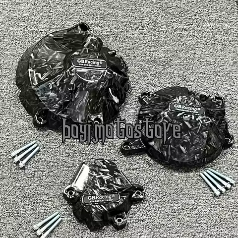 For HONDA CBR1000RR Fireblade &amp; RR-R SP Engine Cover Moto Protection Covers Protective Case Set Carbon Fiber Texture 2020-2025