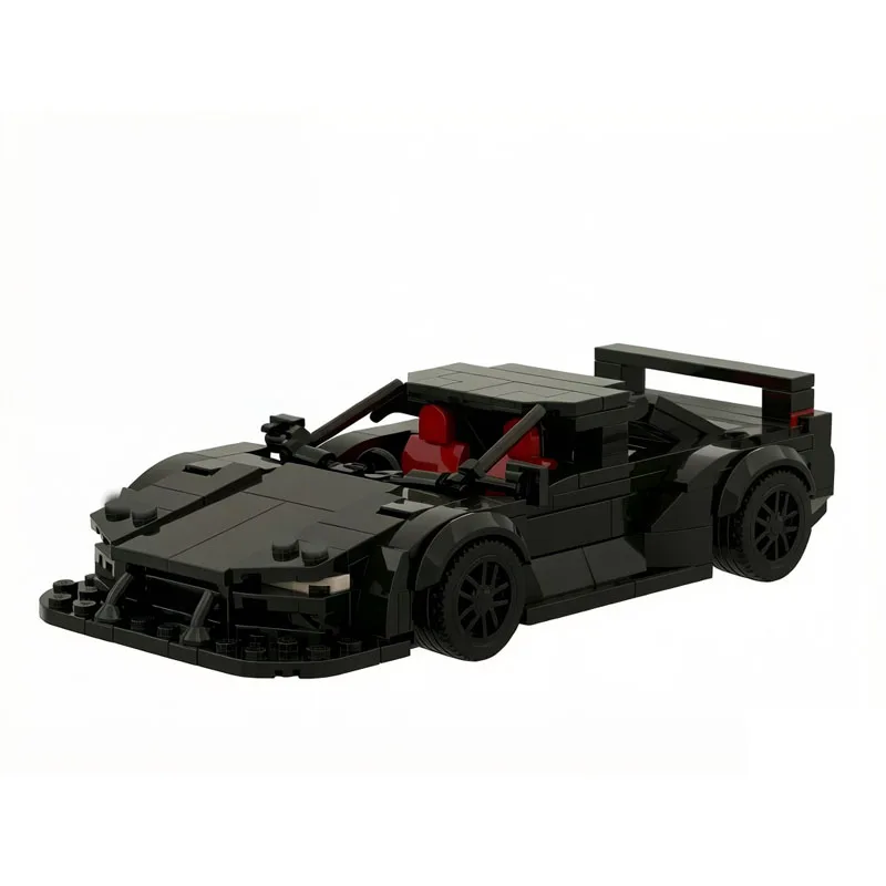 MOC-211925 Building Block Super Sports Car Wide Body Assembly Model 390 Pieces Educational Birthday Christmas New Year Toy Gift