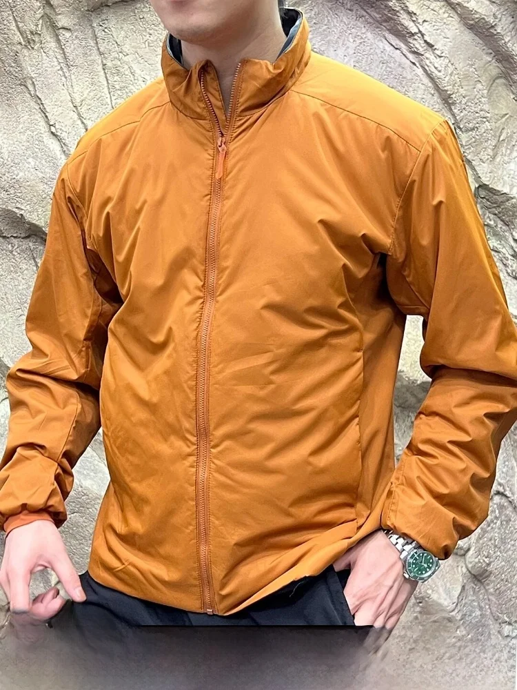 

Легкая мужская хлопковая куртка для активного отдыха, 3D-крой, с воротником-стойкой, теплая, ветрозащитная, водонепроницаемая, осенне-зимняя, молодежный повседневный стиль