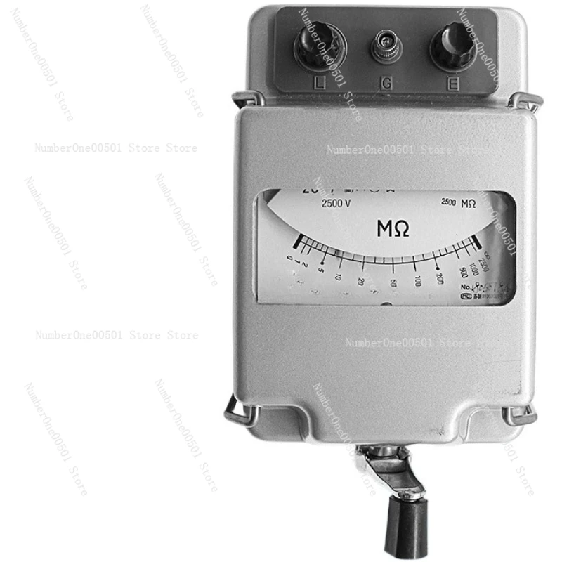 

ZC-7 Insulation Resistance Tester 500V 2500V 5000V Megohmmeter with Aluminum Case for Electric Motor Cable Transformer Test