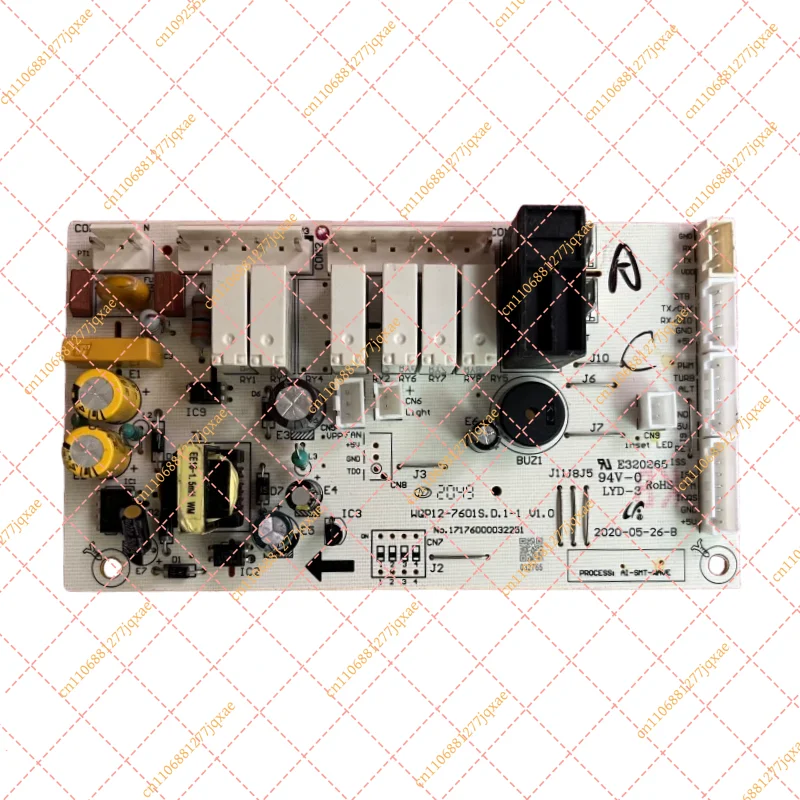 WQP12-7601S.D.1-1 for Midea Dishwasher Board - Brand New Control PCB Replacement for 17176000032251 (110V-220V)