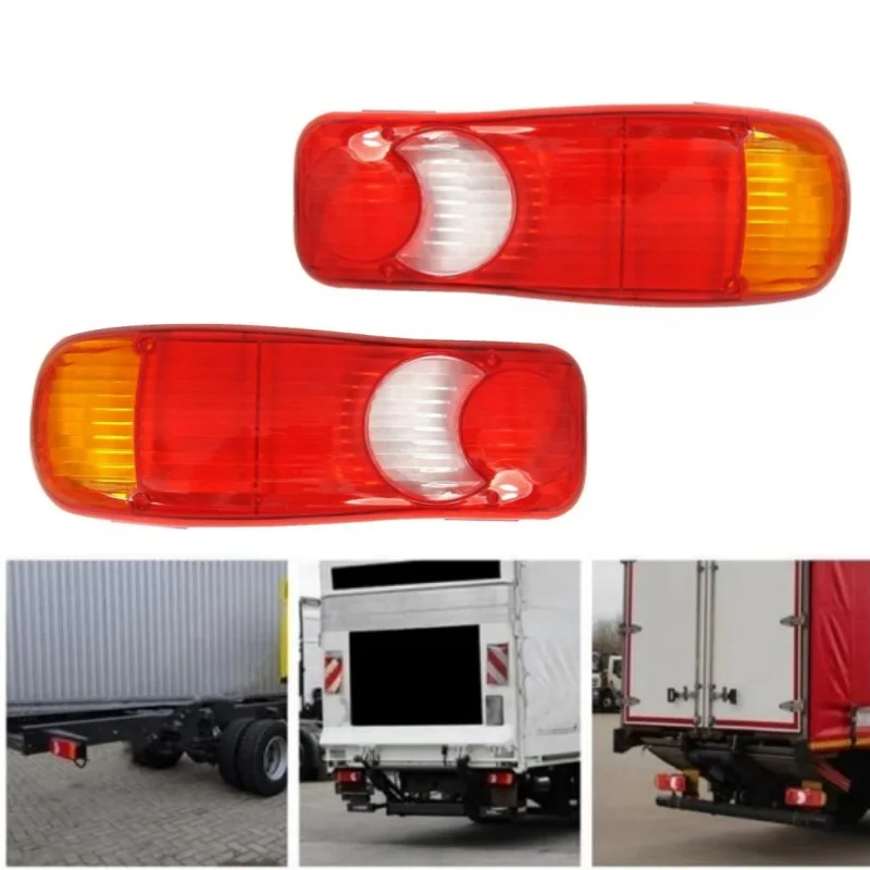 2 Piezas de Repuesto para Cubierta de Luz Trasera de Camión, Cubierta de Luz de Freno de Remolque Irrompible para Nissan Cabstar Derecha/Izquierda