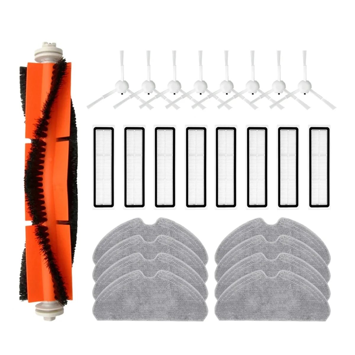 Pièce de rechange pour aspirateur robot Dreame D9 Max, rouleau blanc, brosse latérale, filtre Hepa, vadrouille, chiffon Everths, accessoire