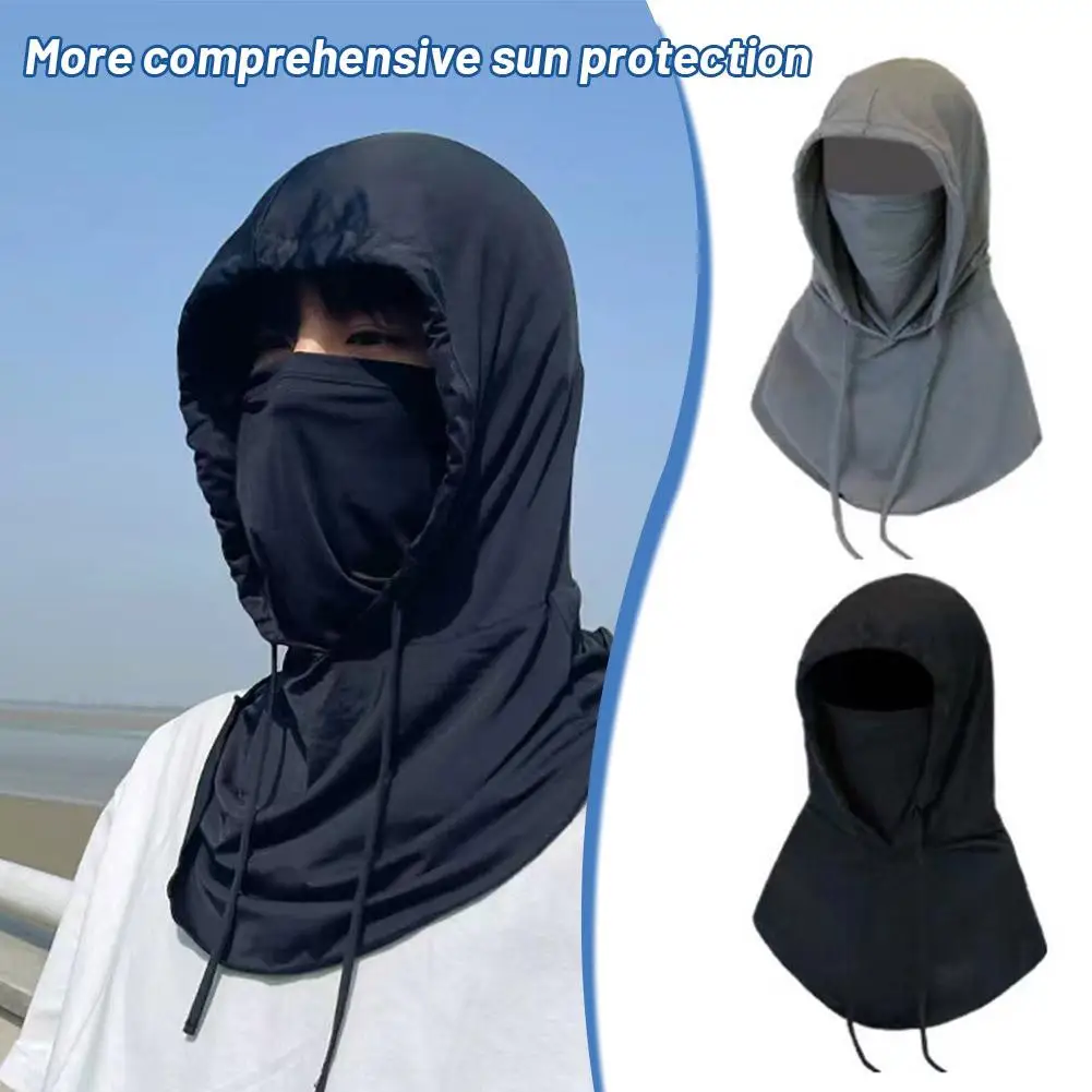 1Set 3 In1 Sunscreen Mask Scarf Hat Multifunctional Comfortble Ventilation Riding Mask Unisex Outdoor Face Mask Neck Covers