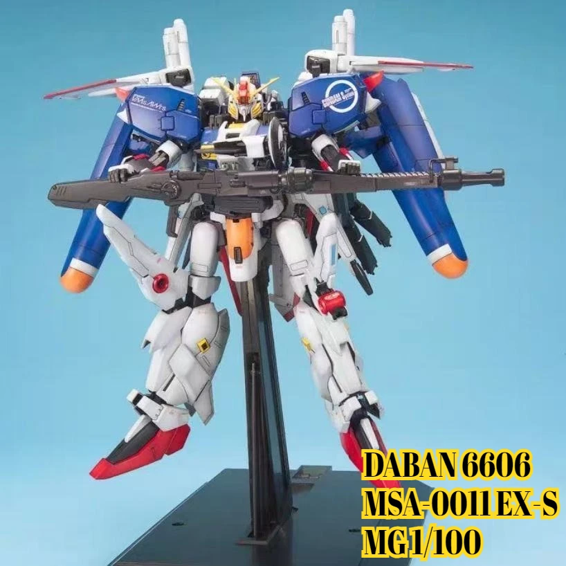 

In Stock DABAN 6606 MSA-0011 EX-S EXS MG 1/100 Assembly Model Kit Action Figures Model Toys Two Color Armor Plastic Kids Gifts