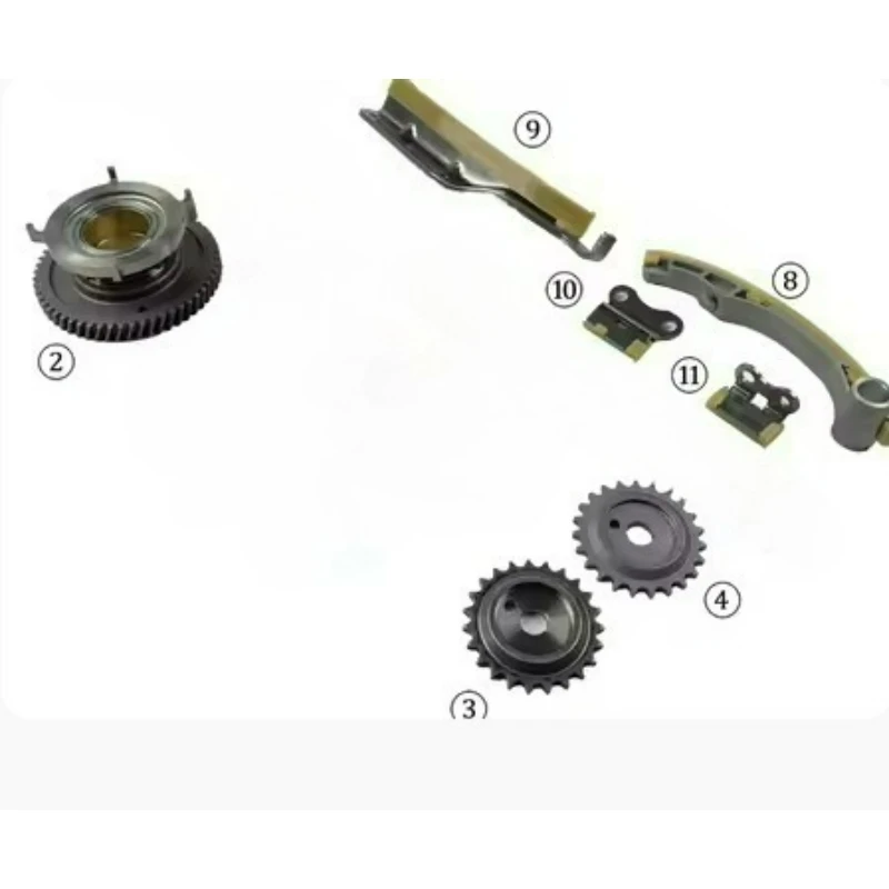 for Mitsubishi MONTERO SPORT 2009-2015 4M41 Timing Chain Kit - Engine Maintenance And Repair Part
