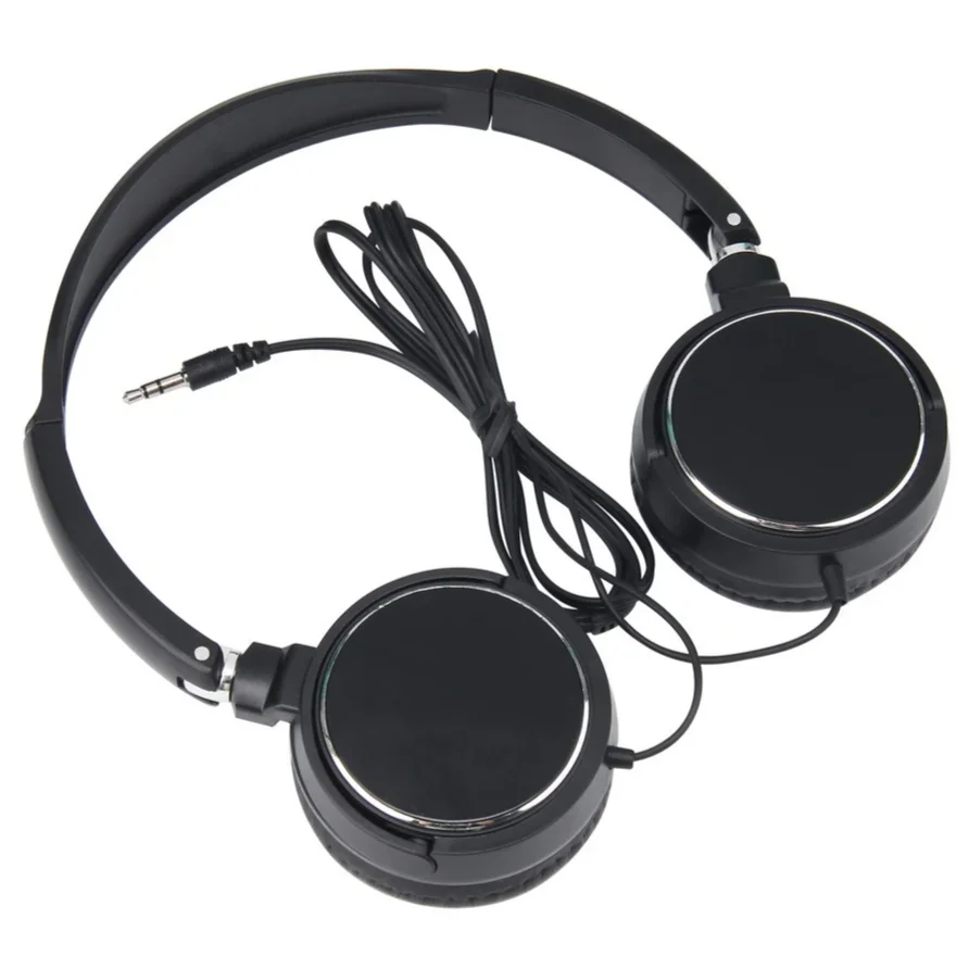 500pcsKids Headphones Foldable Adjustable Wired Headphone 3.5mm Stereo Bass Earphones Music Headset for Children PC Phone Tablet