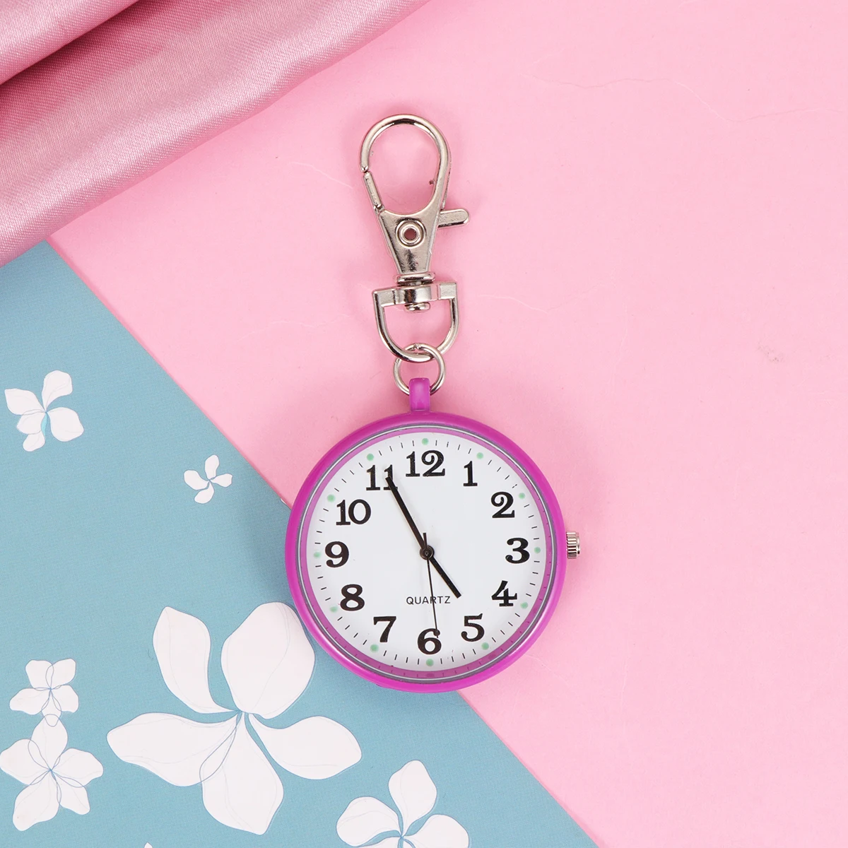 

Retro Hanging Pocket Vintage Watch Pendant Chain Necklace Pink Wearable Timepiece For Daily Party Gift Pocket Watch Necklace